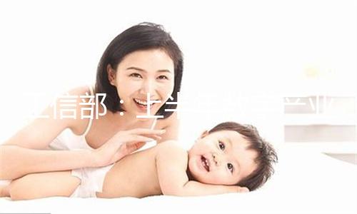 工信部:上半年数字产业收入超20万亿元,同比增长13.6%